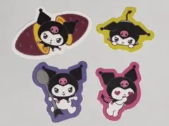 スシロー　コラボ　サンリオ クロミ シール　ステッカー　4枚セット