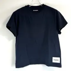 JIL SANDER+ オーガニックコットン Tシャツ ネイビー XS 美良品のサムネイル