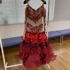 美品ベリーダンス 衣装 Irina イリーナ オリエンタル 黒ピンク(着画