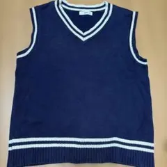 WEGO ネイビー Vネック スクールベスト