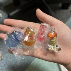 Winnie the Pooh カプセルトイ アクセサリーセット　４個セット