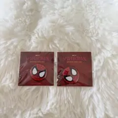 スパイダーマン ブランドニューデイ 入場者特典 缶バッジ 2個セット