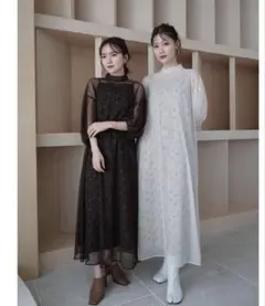 acka sheer camisole onepiece オケージョン　お呼ばれ