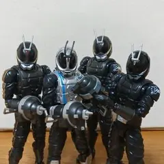S.H.Figuarts 仮面ライダーカブト　ゼクトルーパー　4体セット　開封品のサムネイル