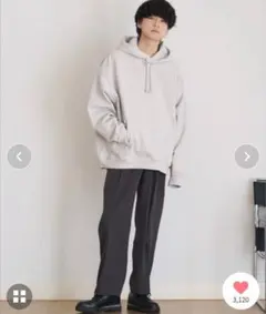 プルオーバーパーカー