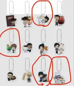 名探偵コナンカフェ2025 ランダムキーホルダー