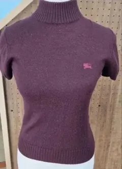 ⭐︎BURBERRY BLUE LABEL半袖タートルネック ニット セーター