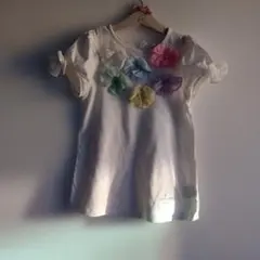 メゾピアノ　カラフルシフォンリボンカットソー