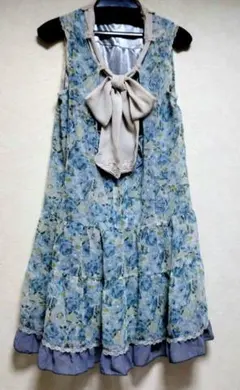 【美品】axes femme リボンつきワンピース　スカート