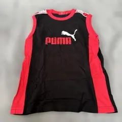 PUMA ノースリーブタンクトップ 黒赤