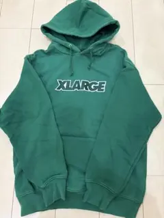 XLARGE プルオーバーパーカー グリーン Mサイズのサムネイル