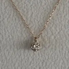ダイヤモンド♡イエロー【ブルーム】K10 ゴールド ネックレス 