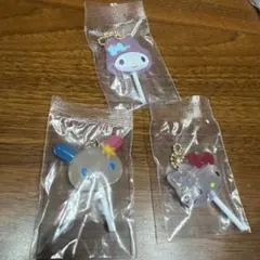 サンリオキャラクターズ カラフルキャンディチャーム ハローキティ　3点セット