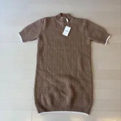 FENDIフェンディロゴニットワンピースtシャツズッカ柄キッズ12A大人にものサムネイル