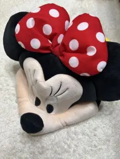 ミニーマウス 耳付き帽子 フリーサイズ ファンキャップ