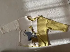 動物プリント 長袖Tシャツ