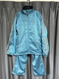 adidas ジャージ上下セット ライトブルー