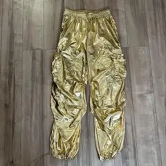 ゴールド カーゴパンツ 光 衣装