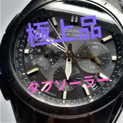 ★超激熱★　極上品　カシオ　電波ソ－ラ－　WVQ-M410-1AJFブラック