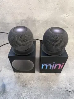 アップル　HomePod mini 2個　スペースグレイ