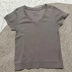 BAYFLOW ベージュVネック 半袖 Tシャツ
