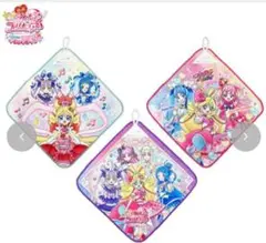 【新品】キミとアイドルプリキュア 映画 ループ付きタオル 3枚組 ゴッドアイドル