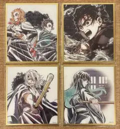鬼滅の刃 イラストギャラリーくじ アクリル色紙　杏寿郎•炭治郎•天元•無一郎 ②