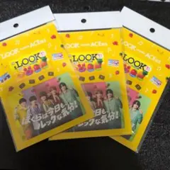 不二家 LOOK meets ACEes ステッカー 3枚セット