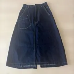 デニム ロングスカート インディゴブルー　ミナペルホネンのサムネイル