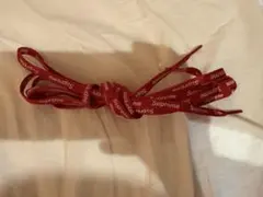 Supreme レッド 靴紐　シューレース