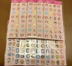 ディズニープリンセス　ストーンシール　3Dステッカー　まとめ売り　10枚セット