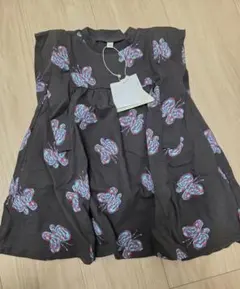 マーキーズ ソウガラスクエア蝶柄ワンピース 90サイズ