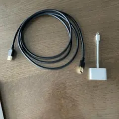 Lightningコネクタ HDMIアダプター HDMIハイスピードケーブル