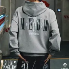 EVANGELION×MEDM コラボ限定フーディ エヴァ パーカー グレー