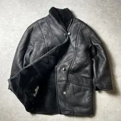 極暖】イタリア製 ムートンコート 本革 レザー 裏ボア ラムスキン ウィメンズ