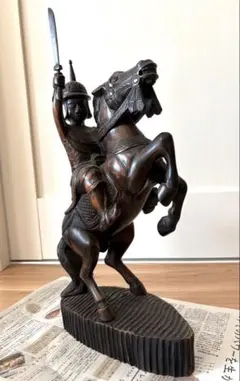 金属製 武士像 骨董品 槍はありません。 最終値下げ - メルカリ