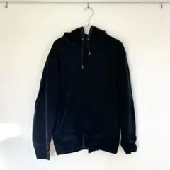 ブラック フード付きパーカー XL