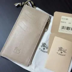 【新品未使用】イルビゾンテ コンパクト 財布 カフェラテ 8AYBのサムネイル