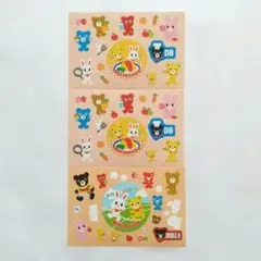 ミキハウス シール 3枚セット