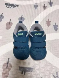 asics ベビーシューズ グリーン