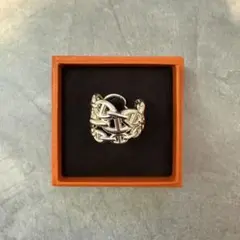 値下HERMES 新品未使用 シェーヌダンクルアンシェネGM53リング - メルカリ