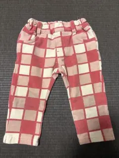 チェック柄 パンツ 80cm