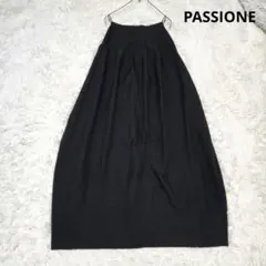 パシオーネ　PASSIONE スクエアネックバルーンキャミワンピース ブラックのサムネイル