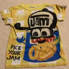 JAM 半袖Tシャツ イエロー チェック柄