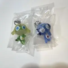 ケロロ軍曹　めじるしアクセサリー　ドロロ　クルル　カラーシャッフル　ガチャ　2つ