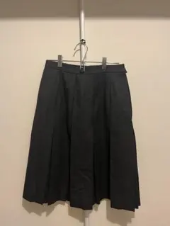 コムサデモード　グレー　プリーツスカート