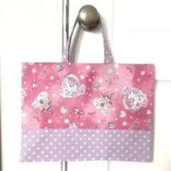 NO727/レッスンバッグ/女の子/ゆめかわいい/ユニコーン/ピンク/バック