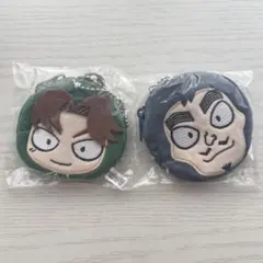 忍たま乱太郎 ミニポーチキーホルダー 利吉 伝蔵 2点set