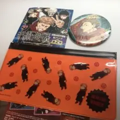 呪術廻戦 フルカラーポーチ コレクション缶バッジ　虎杖悠仁