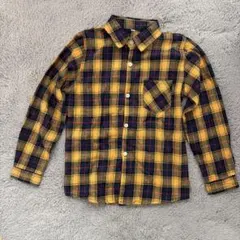 ギンガムチェックシャツ　140 長袖